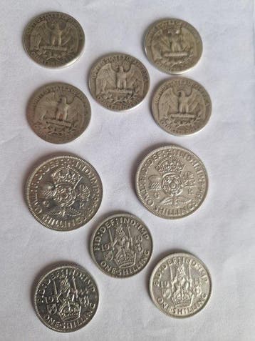 Wereld. Collection of coins incl. silver
