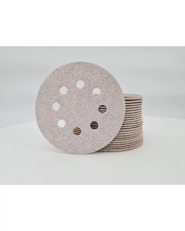 Schuurschijven 125 mm 8 gaten - voor excenter schuurmachines, Zakelijke goederen, Machines en Bouw | Houtbewerking, Verzenden