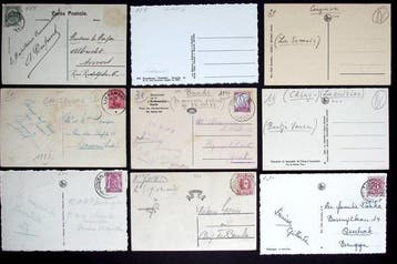 België - 496 postkaarten België, provincie Luxemburg -, Gelopen
