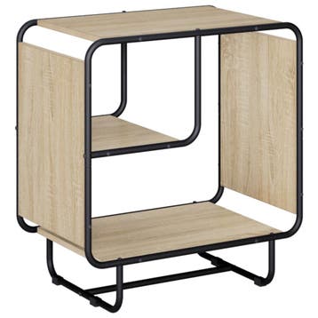 vidaXL Dressoir Sonoma Eiken 60 x 37.5 x 64.5 cm Bewerkt, Verzenden, Nieuw