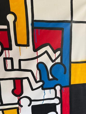 Freda People - Mondrian X Haring XXL