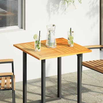 vidaXL Tafelblad vierkant 70x70x2 cm massief acaciahout, Verzenden, Nieuw