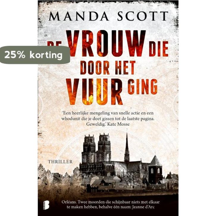 De vrouw die door het vuur ging 9789022573747 Manda Scott, Livres, Thrillers, Envoi