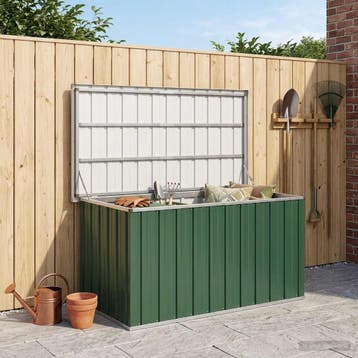 vidaXL Tuinbox Groen 129x67x65 cm, Verzenden