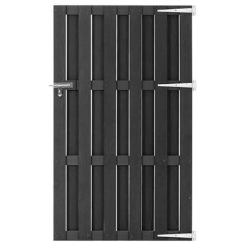 Poort 100x180 HKC Grijs | Tweede kansje | OP = OP, Tuin en Terras, Gebruikt, 100 tot 150 cm, Verzenden, Composiet