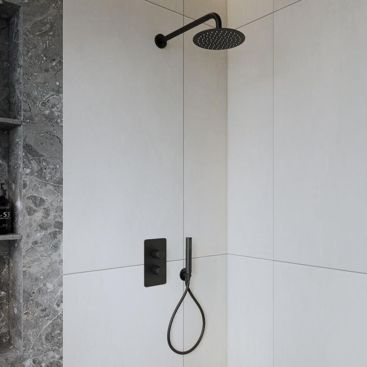 Inbouw Regendouche Set | BWS Colorato | met Handdouche |, Doe-het-zelf en Bouw, Sanitair, Kraan, Nieuw, Chroom, Ophalen of Verzenden