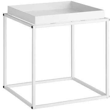 Bijzettafel Cambridge 40x40x44cm - wit, Huis en Inrichting, Verzenden, Nieuw