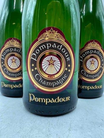 pompadour - Champagne Brut - 3 Bouteilles (0,75 L), Nieuw