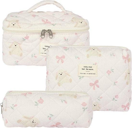2dekans | SC Travel Essentials - 3-delige Make-up Tas Set -, Bijoux, Sacs & Beauté, Boîtes de maquillage & Beauty case, Enlèvement ou Envoi