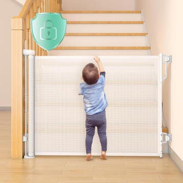 Momcozy Uittrekbaar hekje | Retour Deal | Nu spotprijs, Verzenden, Oprolhekje, Zo goed als nieuw, 115 cm of meer