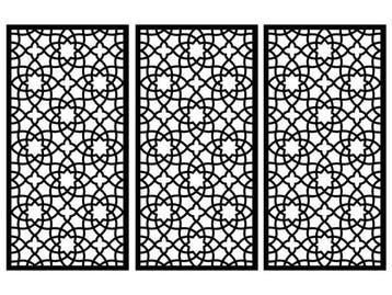 Veiling - 3x Composiet terrasscherm Alhambra 180x90cm, Tuin en Terras, Nieuw