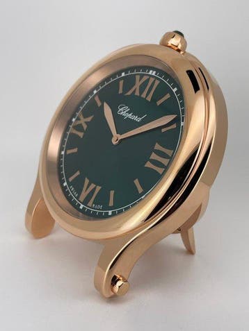 Horloge de table - Chopard - Contemporain Acier, Plaqué or -