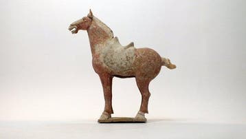 Oud Chinees, Tang-dynastie Terracotta Een grote en
