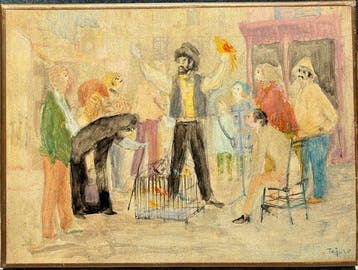Arturo Tejero Tarradell (1924–1995) - Scène de rue au