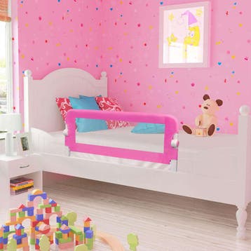 vidaXL Kinderbedhekjes 2 st 102x42 cm roze, Verzenden