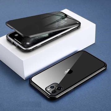 iPhone 6S Plus Magnetisch Privacy Hoesje met Tempered Glass, Verzenden, Nieuw