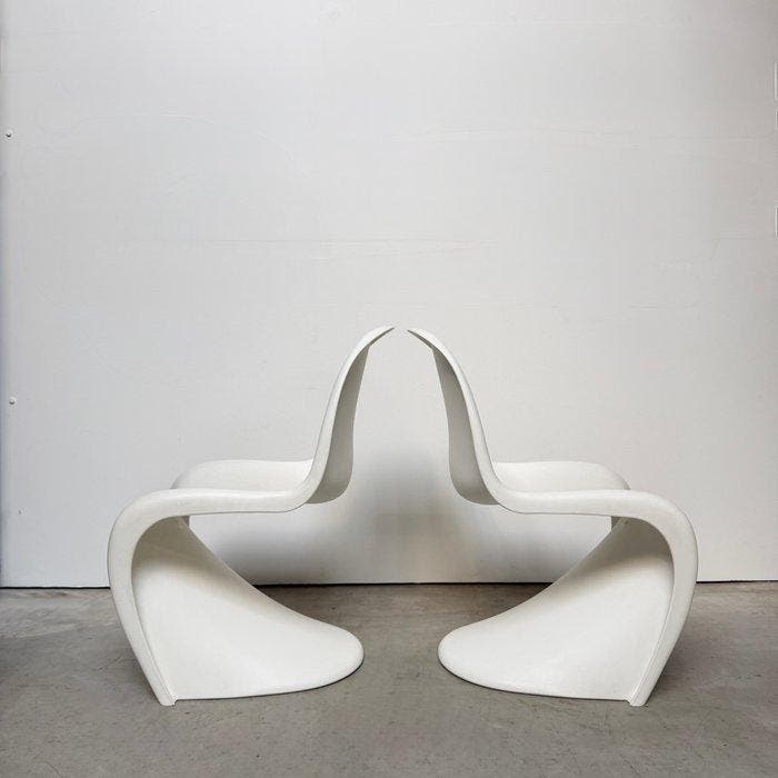 Vitra - Verner Panton - Zitgroep - 813-083 - Polypropyleen, Antiek en Kunst, Antiek | Meubels | Stoelen en Sofa's
