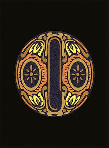 VERSACE ALFABET - Letter O (Nero/Oro) / Vloertegel en, Ophalen of Verzenden, Nieuw