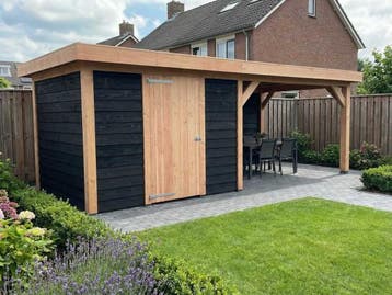 Veiling - Berging met overkapping 700x300x245cm, Nieuw