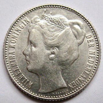 Nederland. Wilhelmina. 1/2 Gulden 1907 - kwaliteit (Zonder