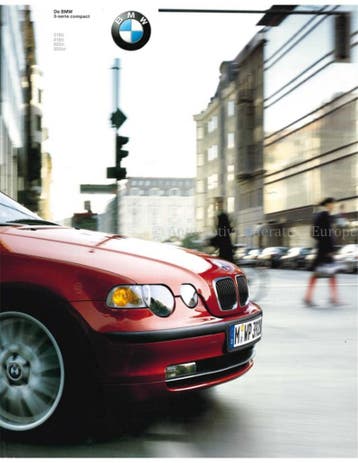 2002 BMW 3 SERIE COMPACT BROCHURE NEDERLANDS, Nieuw