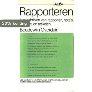 Rapporteren / Aula-paperback / 133 9789027427434 B. Overduin, Verzenden, B. Overduin