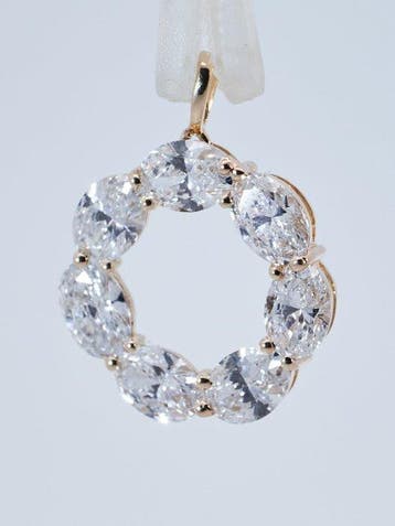 Zonder minimumprijs - Hanger - 14 karaat Geel goud - 2.20ct.