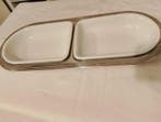 INOXBECK - Inox Beck - Dienblad (3) - Porselein, Staal -