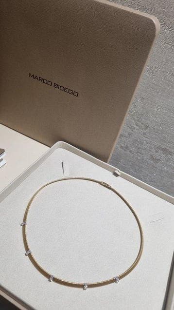Marco Bicego - Collier - 18 carats Or jaune - 0.50ct. tw., Handtassen en Accessoires, Nieuw
