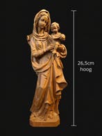 Beeld, Heilige Maria met kindje Jezus - 26.5 cm - Hout
