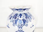 Vaas - Delfts blauw - Vogels en herten, Antiek en Kunst