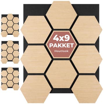 Akoestische panelen Sonic Shield houtlook - eiken, Verzenden, Nieuw
