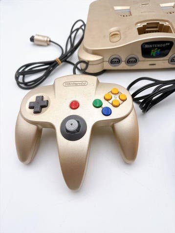 Nintendo - #2073.Nintendo 64 NUS-001 Gold Console – Japanese, Nieuw