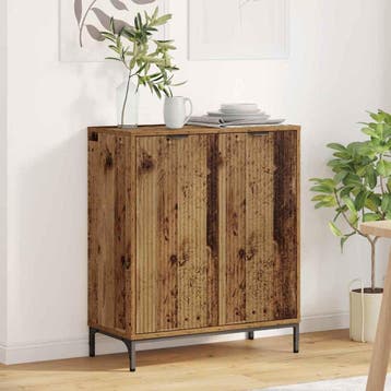 vidaXL Dressoir Oudhout 69,5 x 33 x 82 cm Bewerkt hout, Verzenden, Nieuw