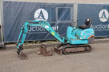 Veiling: Minigraver Kubota K-008 Diesel 7kW, Ophalen