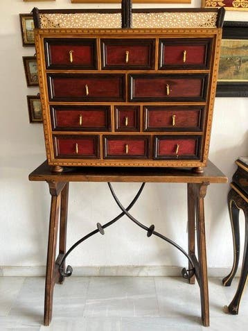Bargueño - Bois - bureau bargueño