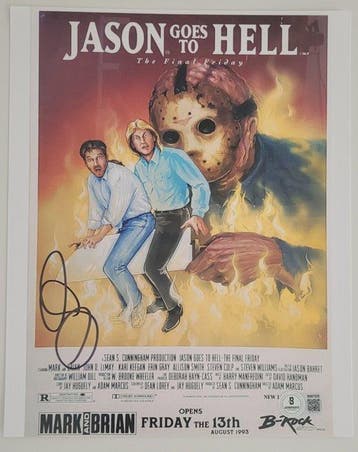 Jason goes to Hell - Julie Michaels - Autograph, Photo With, Nieuw