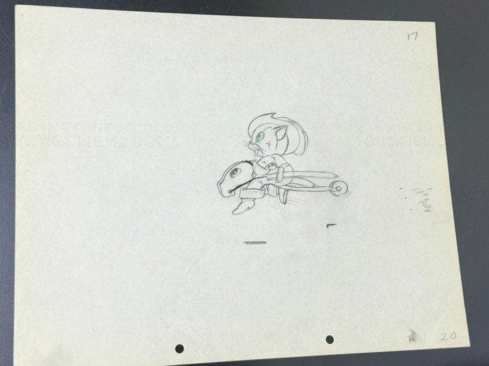 Walt Disney - Ambrose Productietekening - The Robber Kitten, Verzamelen, Disney