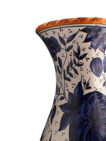 M.A.P, Pesaro dal 1920 - Vaas - Model Anjerdecor Blauw,