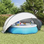vidaXL Zwembadkoepel Grijs en Oranje 500 x 500 x 236 cm, Jardin & Terrasse, Verzenden