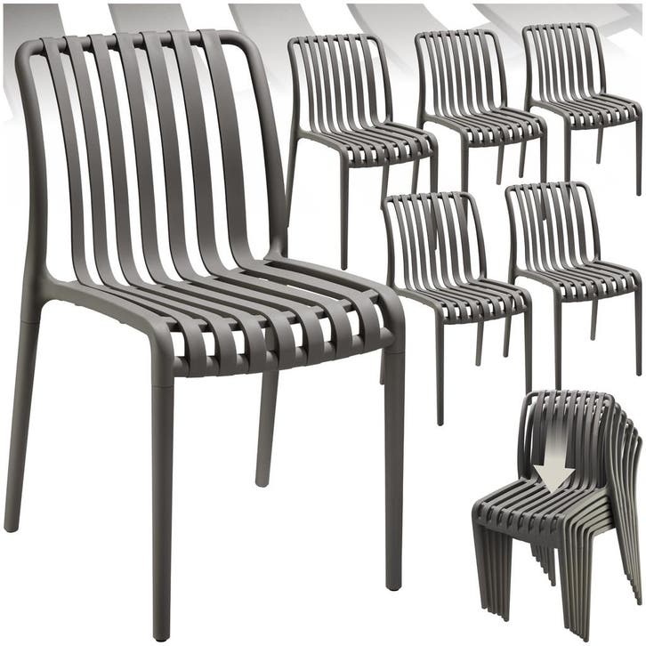 Tuinstoelen Alcudia, weerbestendig, stapelbaar, Tuin en Terras, Overige Tuin en Terras, Verzenden