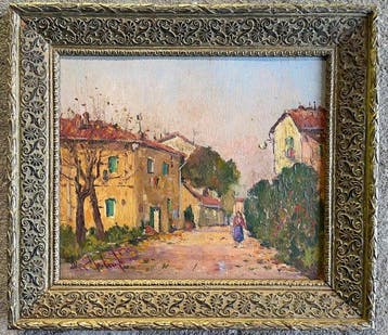 École italienne (XX) - Borgo, Antiek en Kunst