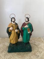 Figuur - Santi Cosma e Damiano - 21 cm (2) - Terracotta