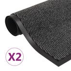 vidaXL Droogloopmatten 2 st rechthoekig getuft 120x180 cm, Verzenden, Nieuw