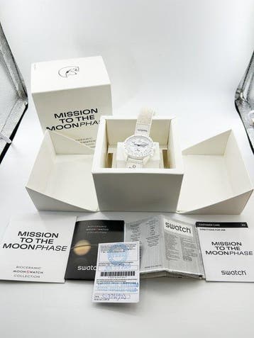Omega x Swatch - Mission to the Moonphase – Full Moon - Sans, Nieuw
