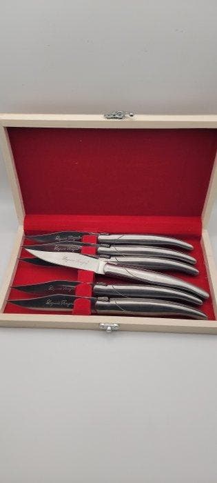 Laguiole Bougna - Ensemble de couteaux de table - Acier -