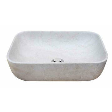 Lavabo Rinca Beige Natuursteen Waskom / Opzetwastafel, Ophalen of Verzenden, Nieuw