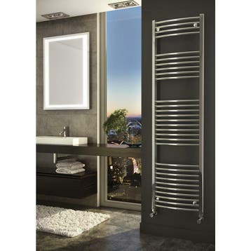 Sanifun handdoekradiator Medina Rondo 1200 x 400 Chroom, Doe-het-zelf en Bouw, Verwarming en Radiatoren, Nieuw, Radiator