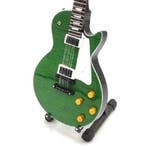 Miniatuur Gibson Les Paul gitaar met gratis standaard, Verzenden, Beeldje, Replica of Model