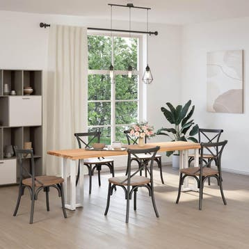 vidaXL Console tafelpoten 2 st T-vormig 38x25x(72-73) cm, Maison & Meubles, Verzenden
